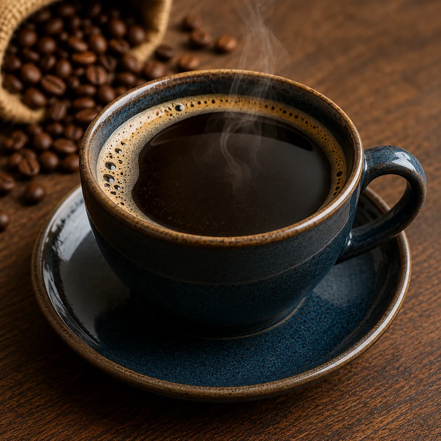Black Americano coffee