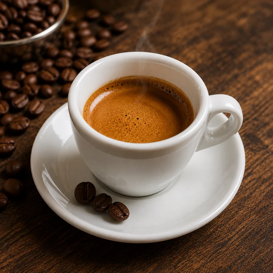Small cup of espresso
