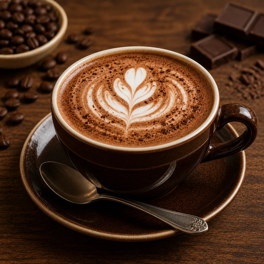 Chocolate mocha coffee